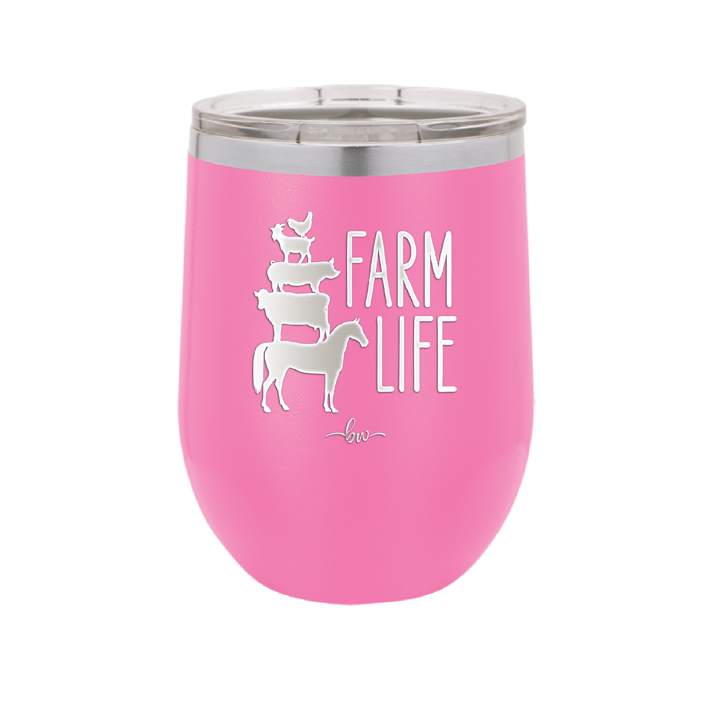 Farm Life - Laser Engraved Stainless Steel Drinkware - 2108 -