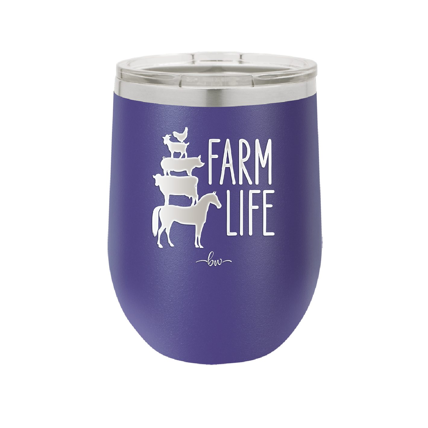 Farm Life - Laser Engraved Stainless Steel Drinkware - 2108 -