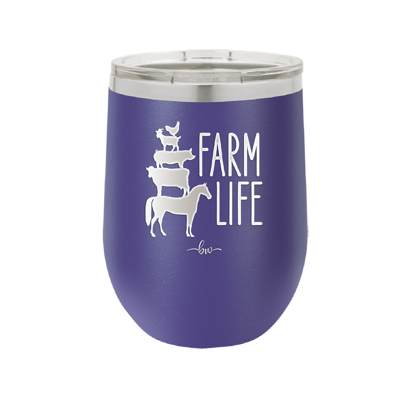Farm Life - Laser Engraved Stainless Steel Drinkware - 2108 -