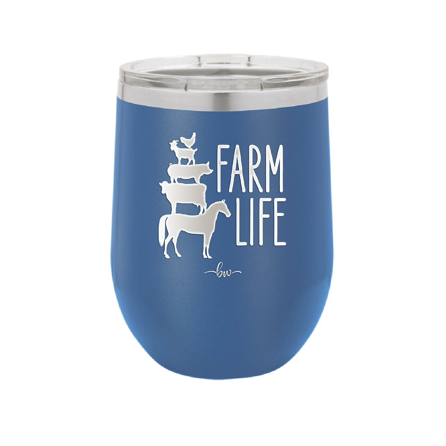 Farm Life - Laser Engraved Stainless Steel Drinkware - 2108 -