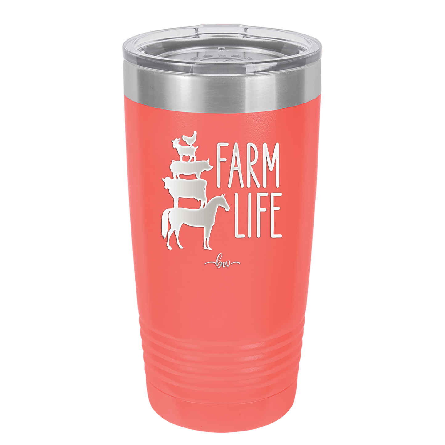 Farm Life - Laser Engraved Stainless Steel Drinkware - 2108 -