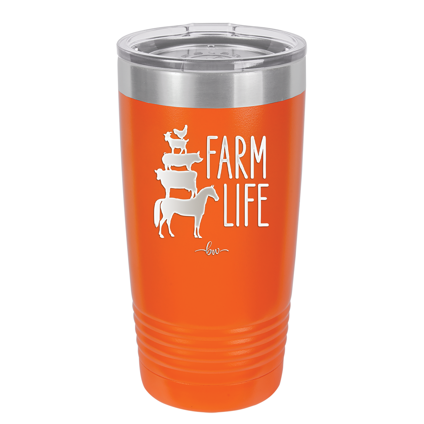 Farm Life - Laser Engraved Stainless Steel Drinkware - 2108 -