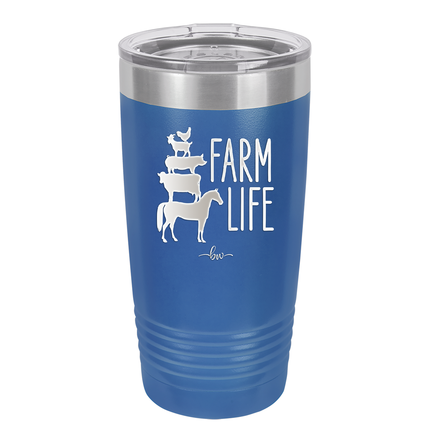 Farm Life - Laser Engraved Stainless Steel Drinkware - 2108 -
