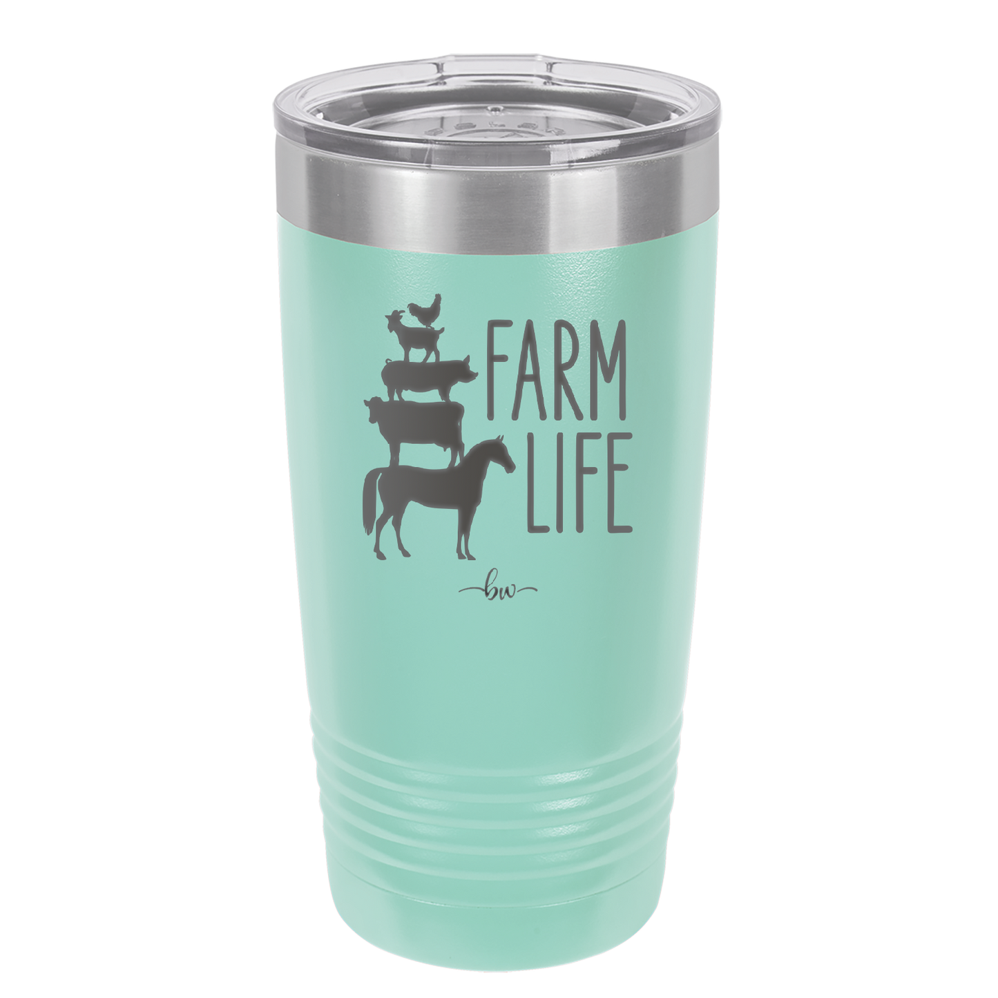 Farm Life - Laser Engraved Stainless Steel Drinkware - 2108 -