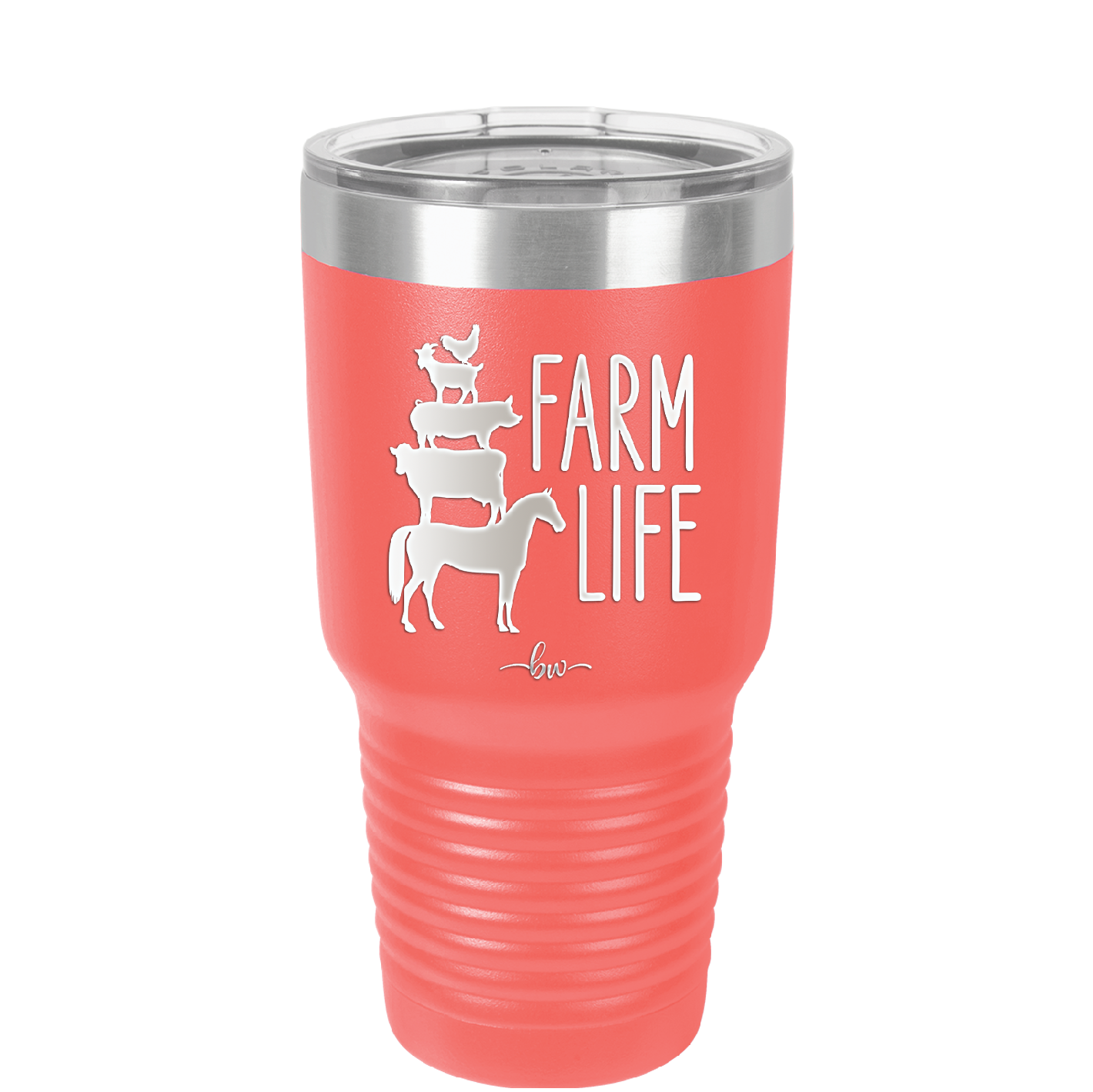 Farm Life - Laser Engraved Stainless Steel Drinkware - 2108 -