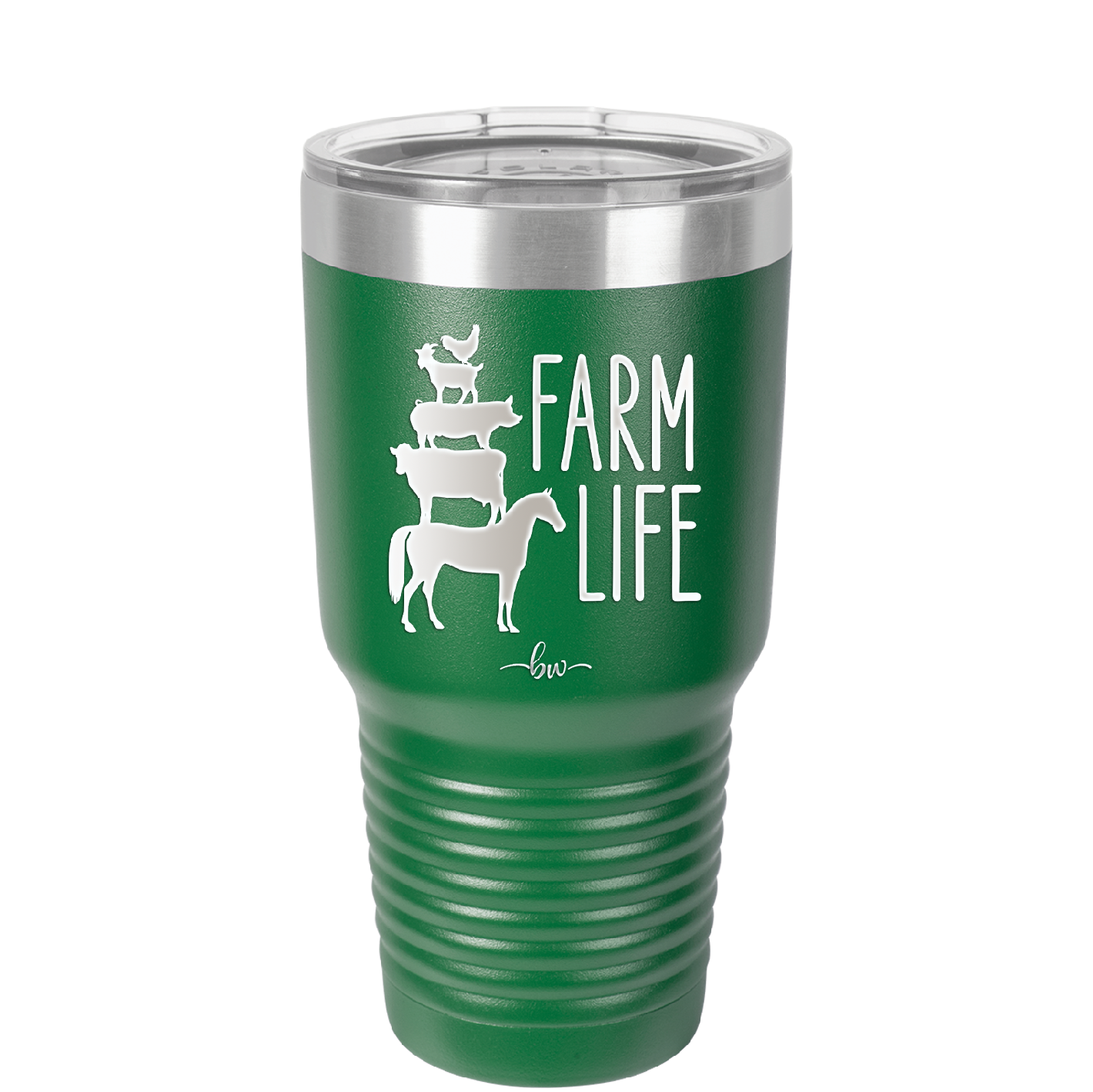 Farm Life - Laser Engraved Stainless Steel Drinkware - 2108 -