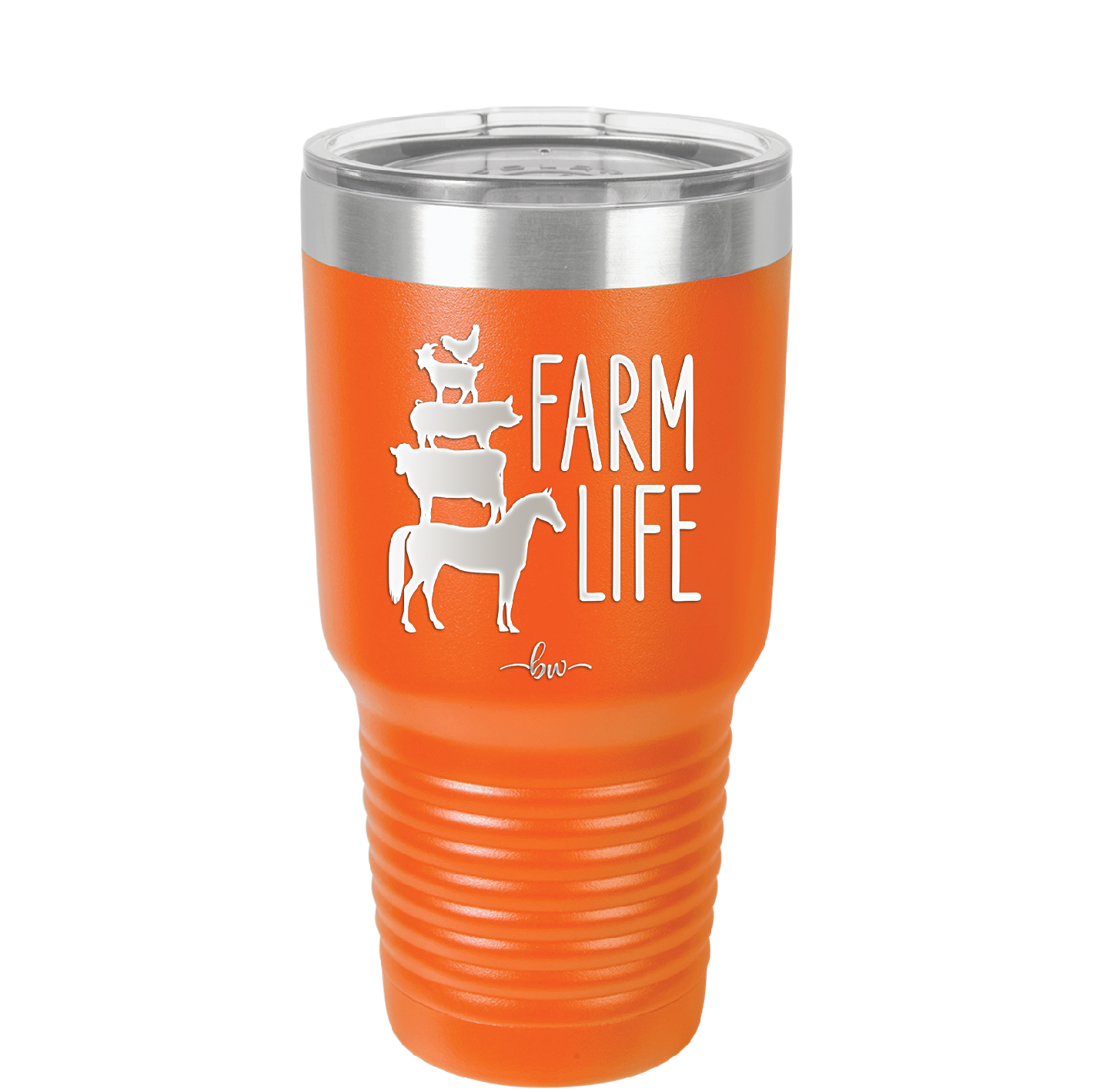 Farm Life - Laser Engraved Stainless Steel Drinkware - 2108 -