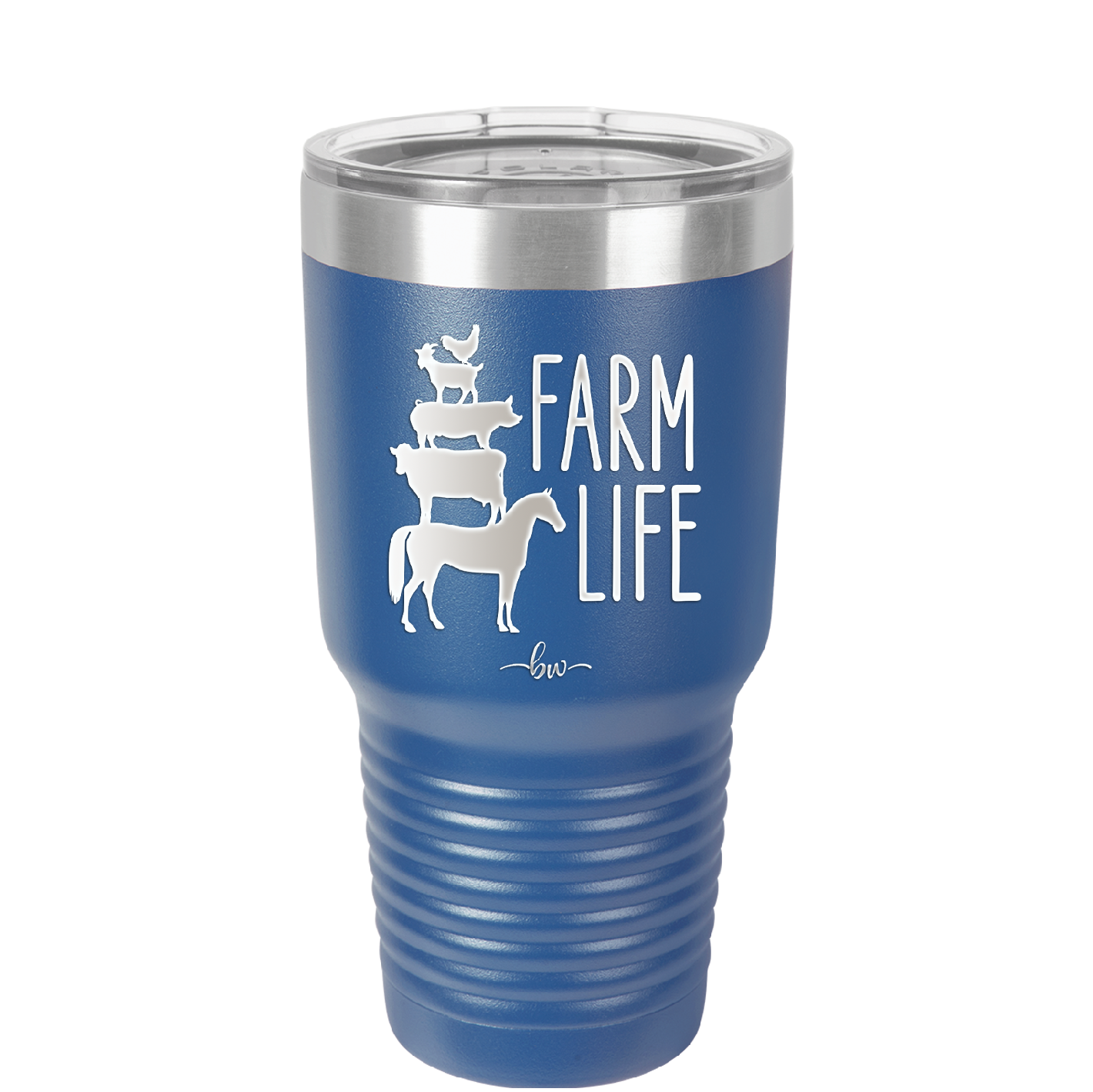 Farm Life - Laser Engraved Stainless Steel Drinkware - 2108 -