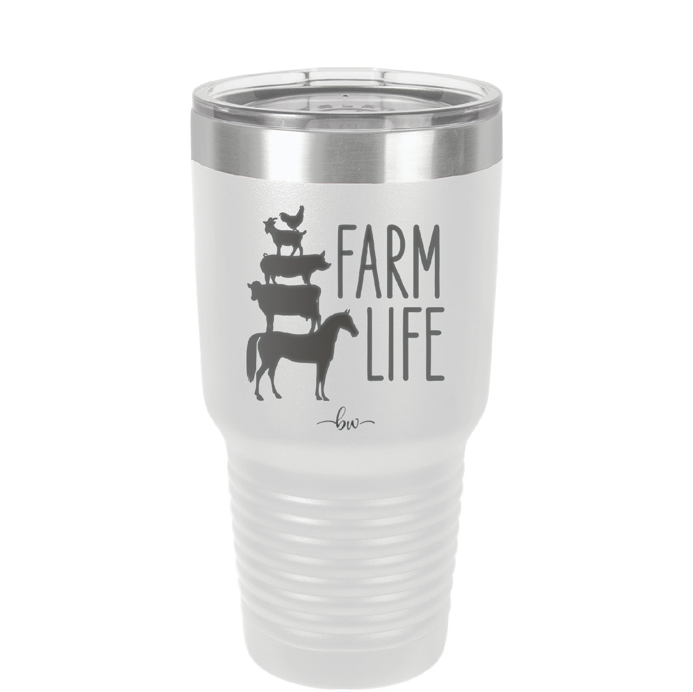 Farm Life - Laser Engraved Stainless Steel Drinkware - 2108 -
