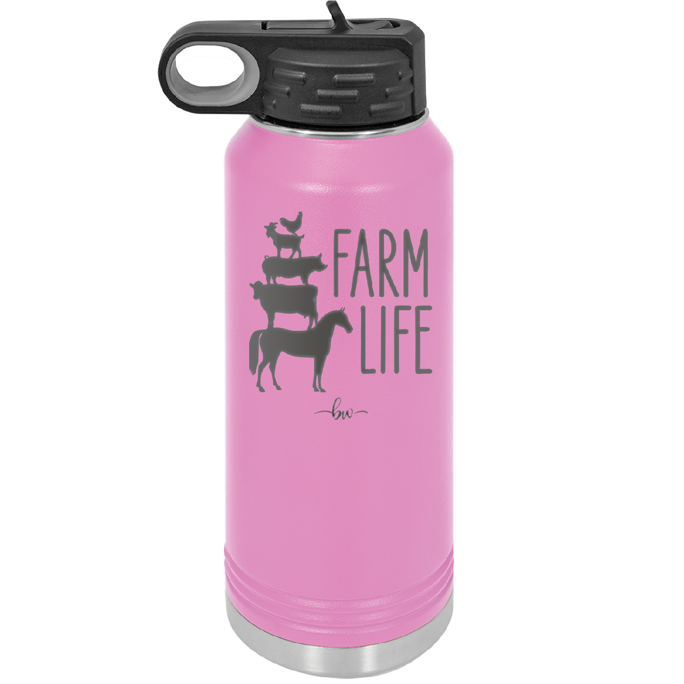 Farm Life - Laser Engraved Stainless Steel Drinkware - 2108 -