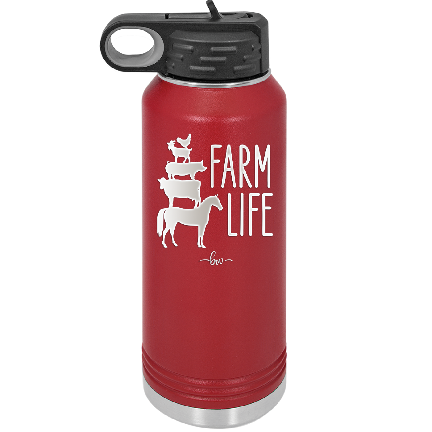 Farm Life - Laser Engraved Stainless Steel Drinkware - 2108 -
