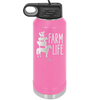 Farm Life - Laser Engraved Stainless Steel Drinkware - 2108 -