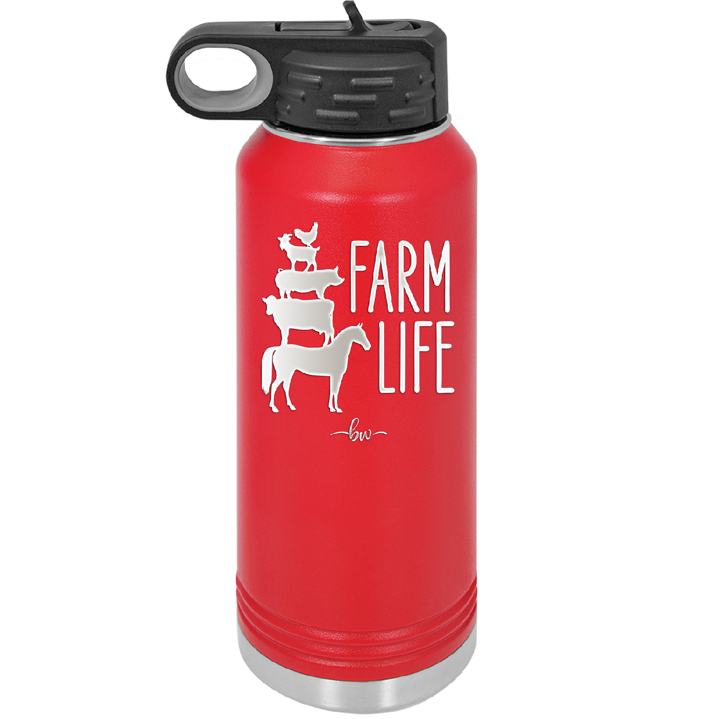 Farm Life - Laser Engraved Stainless Steel Drinkware - 2108 -