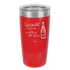 Grocery List Wine and Shit to Go with Wine - Laser Engraved Stainless Steel Drinkware - 2113 -