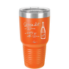 Grocery List Wine and Shit to Go with Wine - Laser Engraved Stainless Steel Drinkware - 2113 -