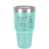 Grocery List Wine and Shit to Go with Wine - Laser Engraved Stainless Steel Drinkware - 2113 -