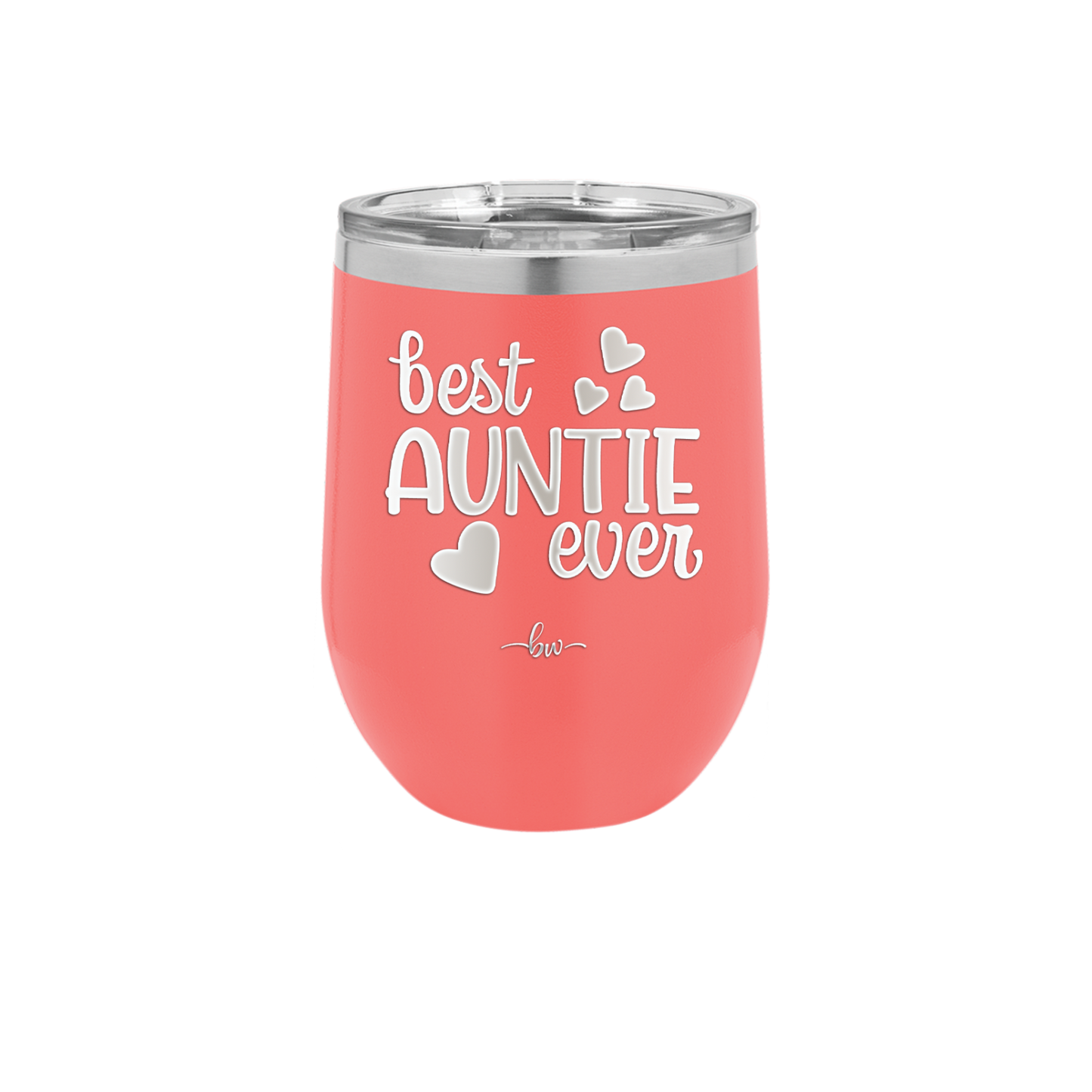 Best Auntie Ever - Laser Engraved Stainless Steel Drinkware - 2114 -