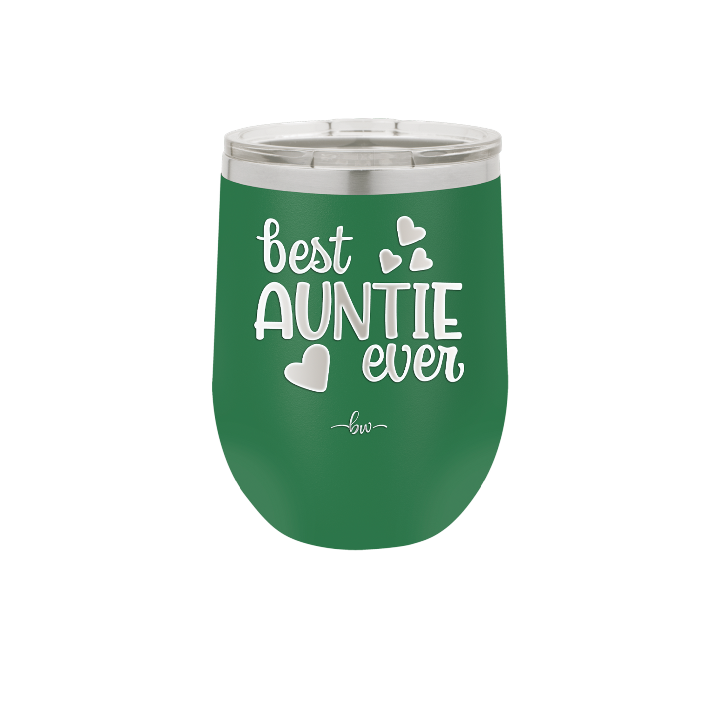 Best Auntie Ever - Laser Engraved Stainless Steel Drinkware - 2114 -