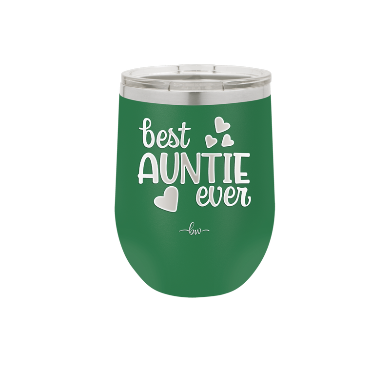 Best Auntie Ever - Laser Engraved Stainless Steel Drinkware - 2114 -