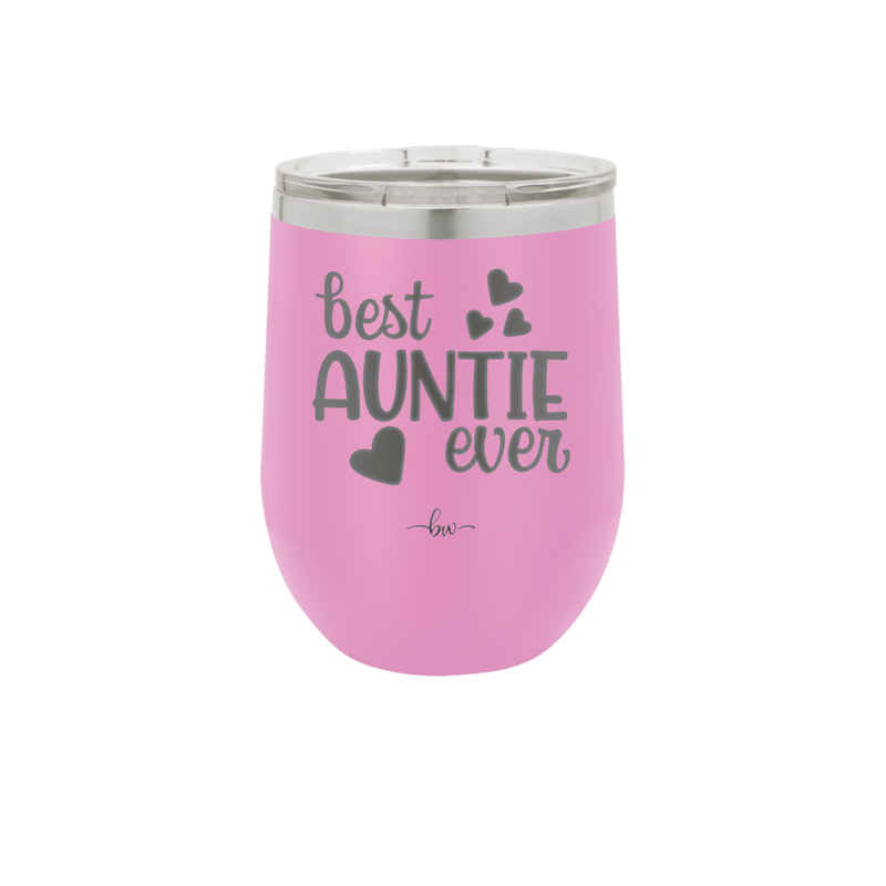 Best Auntie Ever - Laser Engraved Stainless Steel Drinkware - 2114 -