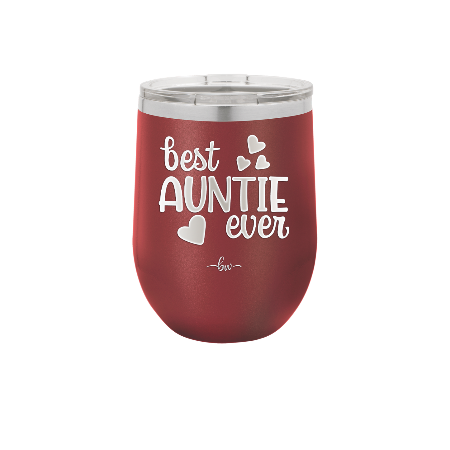 Best Auntie Ever - Laser Engraved Stainless Steel Drinkware - 2114 -