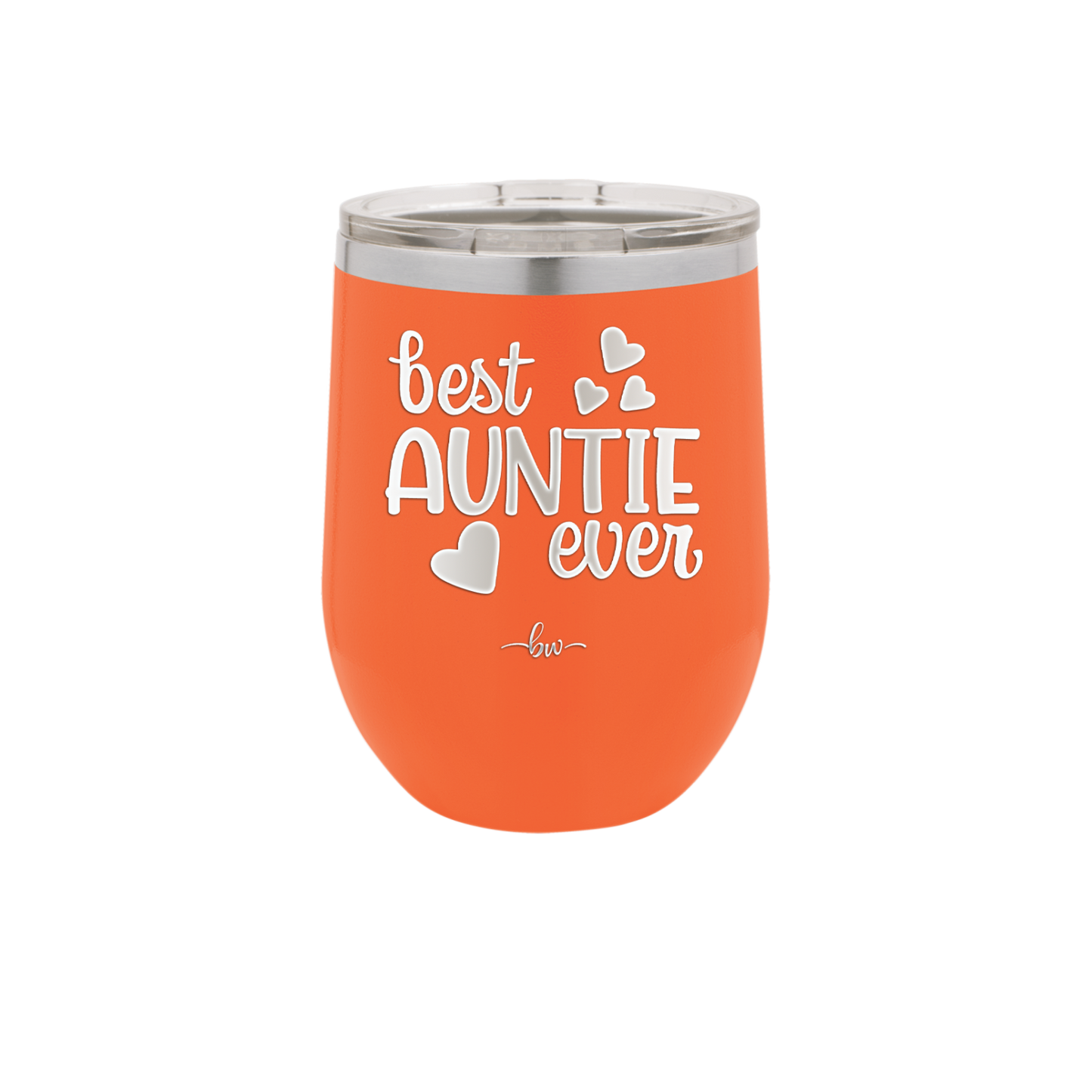 Best Auntie Ever - Laser Engraved Stainless Steel Drinkware - 2114 -