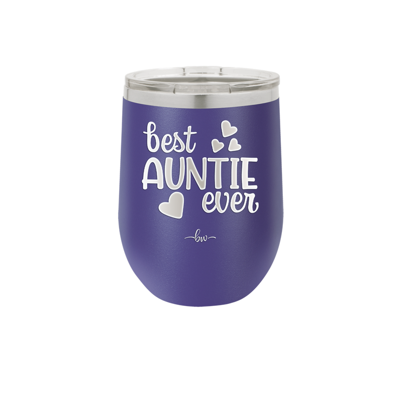 Best Auntie Ever - Laser Engraved Stainless Steel Drinkware - 2114 -