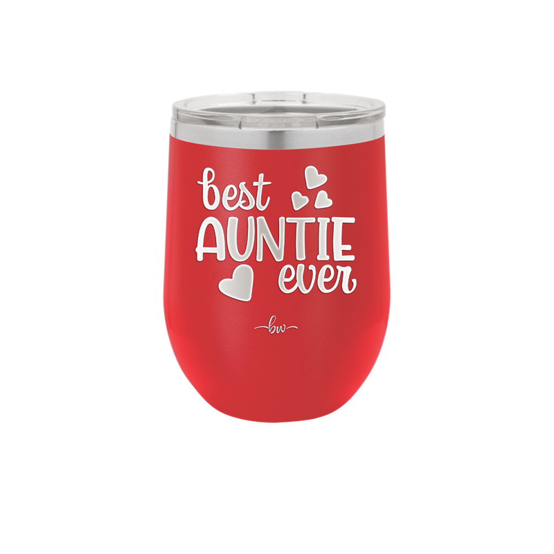 Best Auntie Ever - Laser Engraved Stainless Steel Drinkware - 2114 -