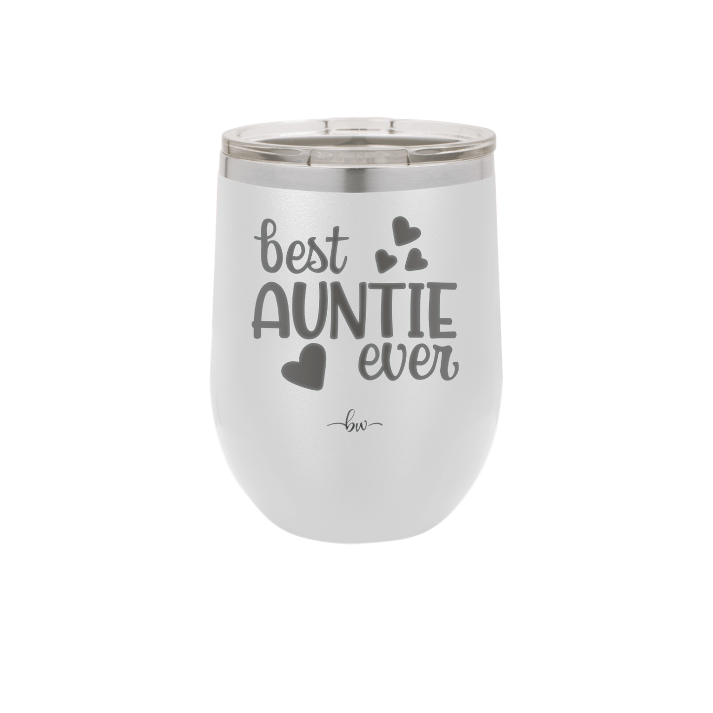 Best Auntie Ever - Laser Engraved Stainless Steel Drinkware - 2114 -