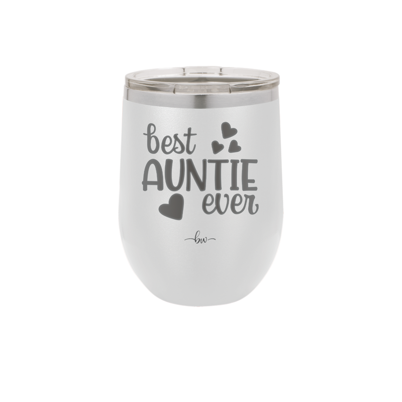 Best Auntie Ever - Laser Engraved Stainless Steel Drinkware - 2114 -
