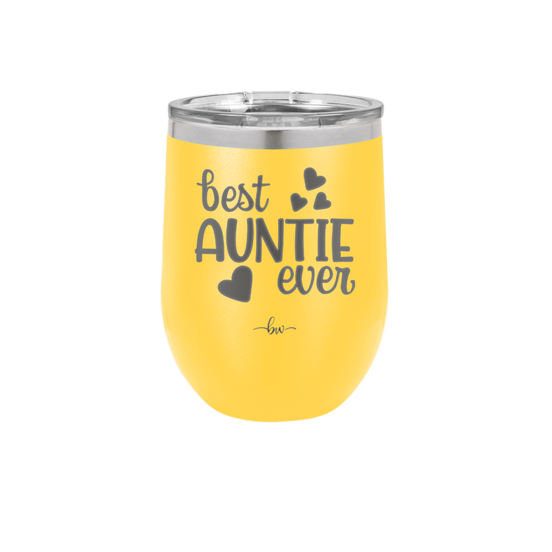 Best Auntie Ever - Laser Engraved Stainless Steel Drinkware - 2114 -