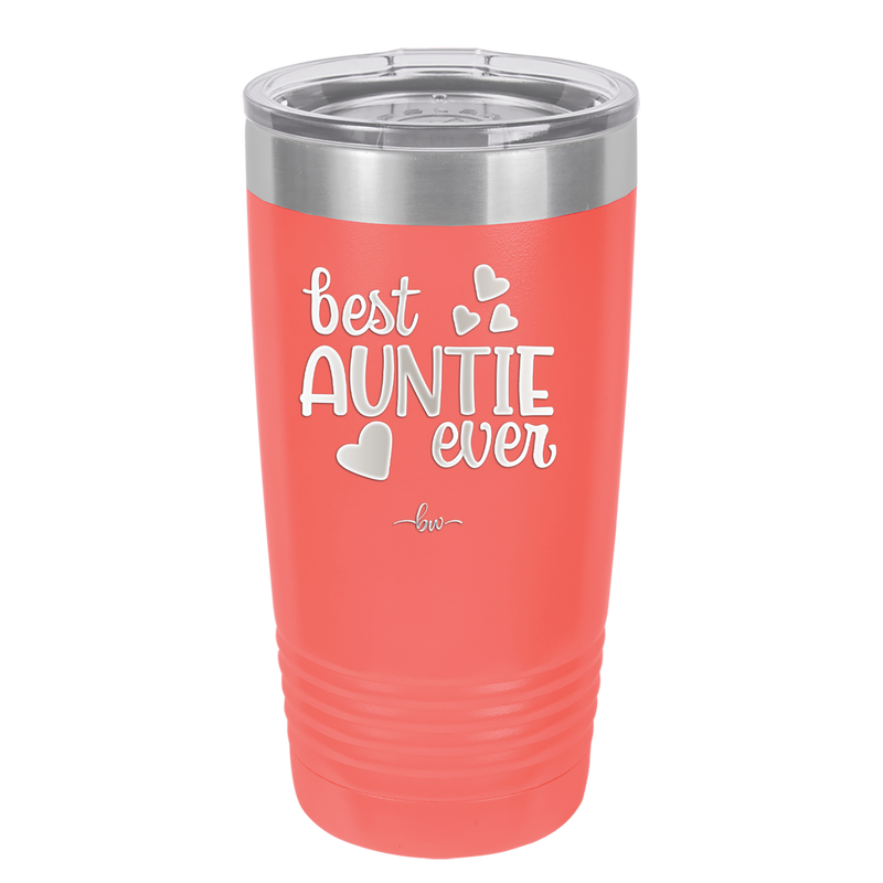 Best Auntie Ever - Laser Engraved Stainless Steel Drinkware - 2114 -