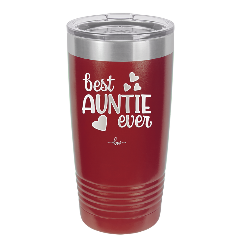 Best Auntie Ever - Laser Engraved Stainless Steel Drinkware - 2114 -