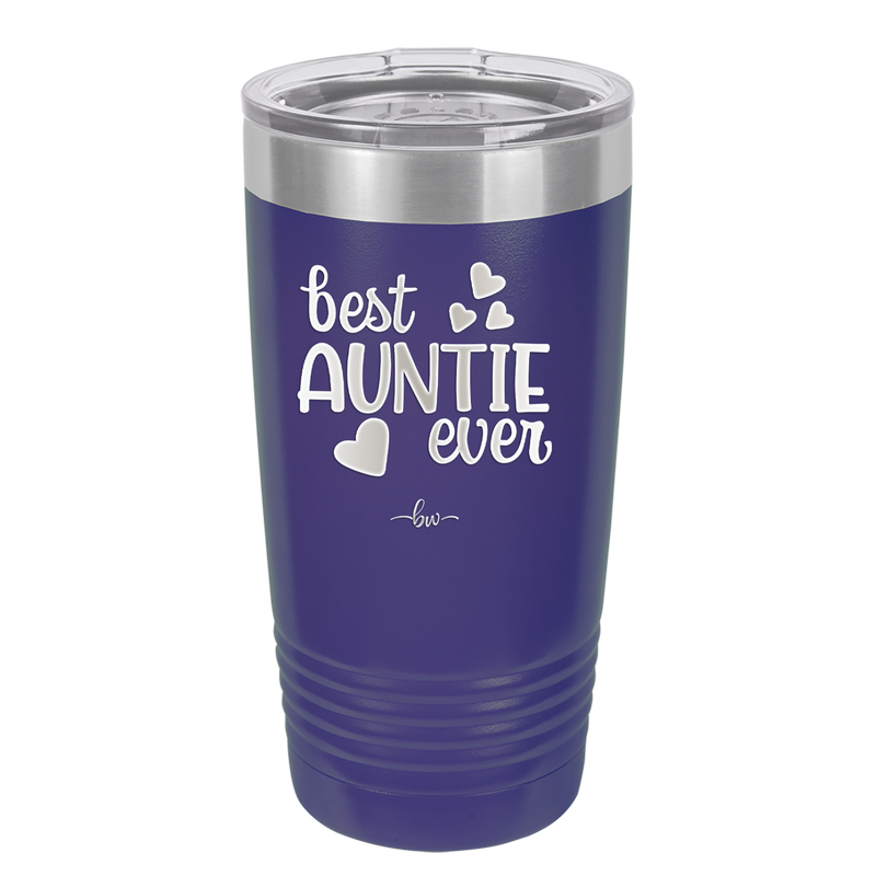Best Auntie Ever - Laser Engraved Stainless Steel Drinkware - 2114 -