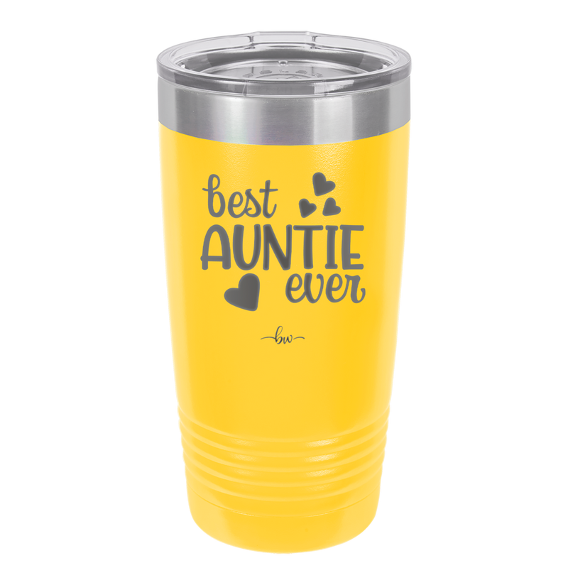 Best Auntie Ever - Laser Engraved Stainless Steel Drinkware - 2114 -