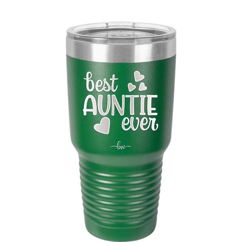Best Auntie Ever - Laser Engraved Stainless Steel Drinkware - 2114 -