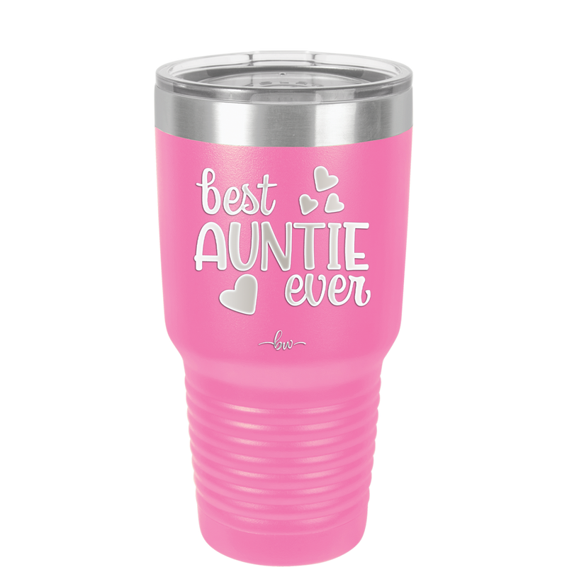 Best Auntie Ever - Laser Engraved Stainless Steel Drinkware - 2114 -
