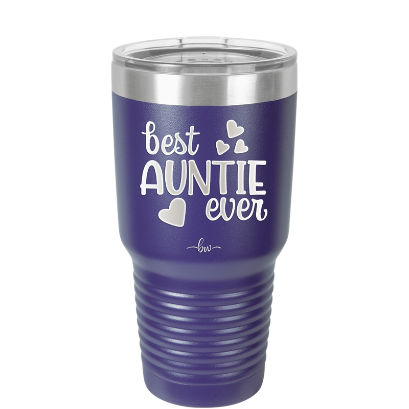 Best Auntie Ever - Laser Engraved Stainless Steel Drinkware - 2114 -