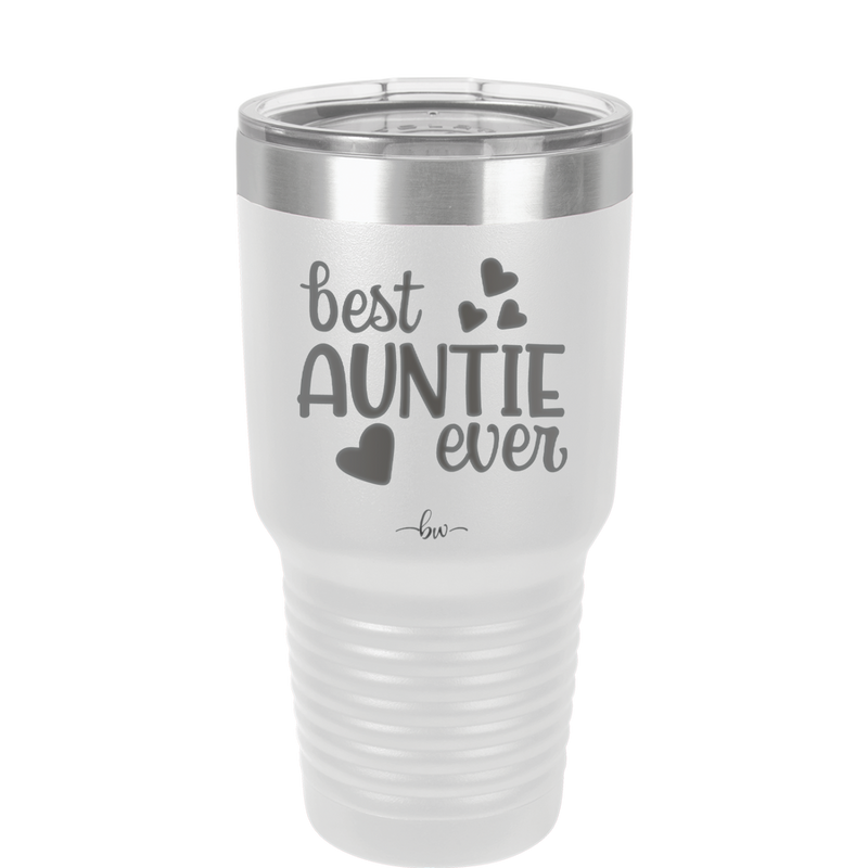 Best Auntie Ever - Laser Engraved Stainless Steel Drinkware - 2114 -