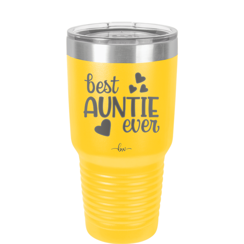 Best Auntie Ever - Laser Engraved Stainless Steel Drinkware - 2114 -