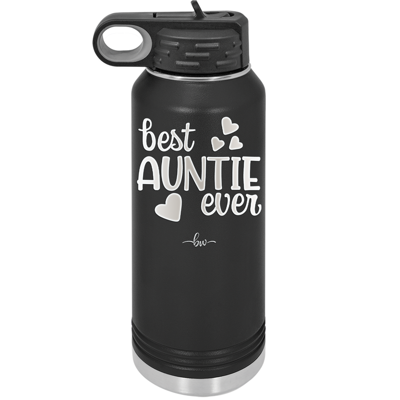 Best Auntie Ever - Laser Engraved Stainless Steel Drinkware - 2114 -