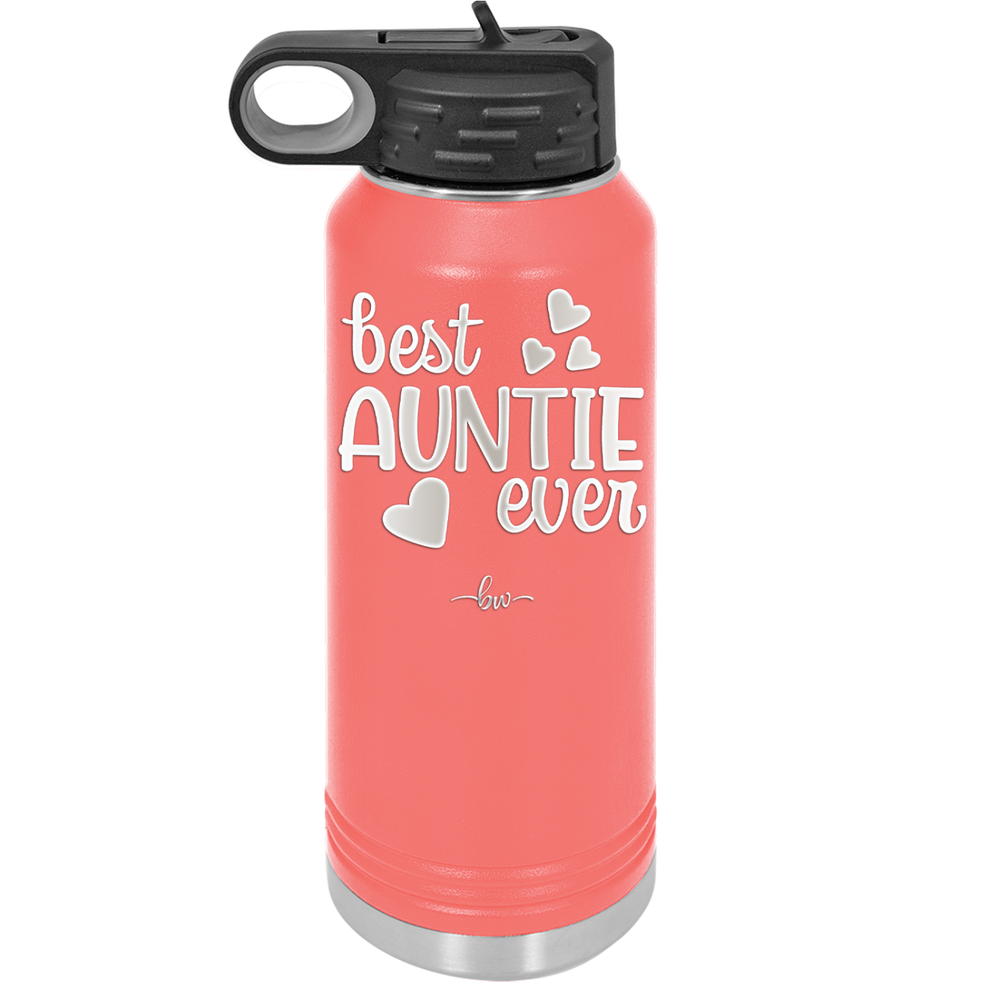 Best Auntie Ever - Laser Engraved Stainless Steel Drinkware - 2114 -