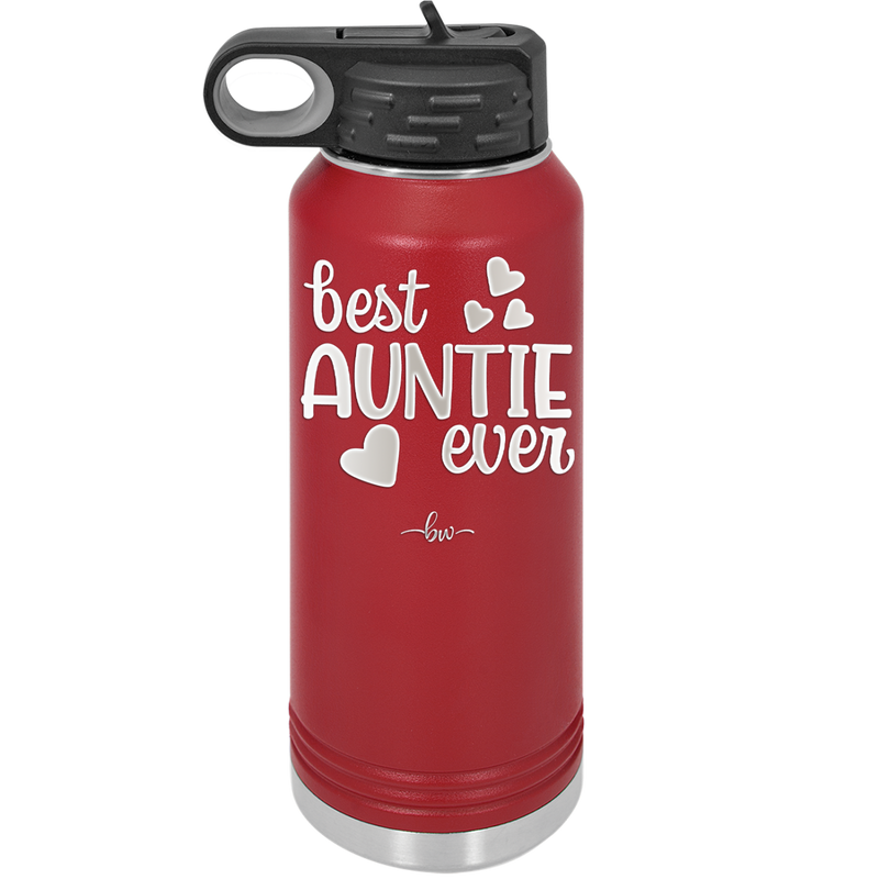 Best Auntie Ever - Laser Engraved Stainless Steel Drinkware - 2114 -