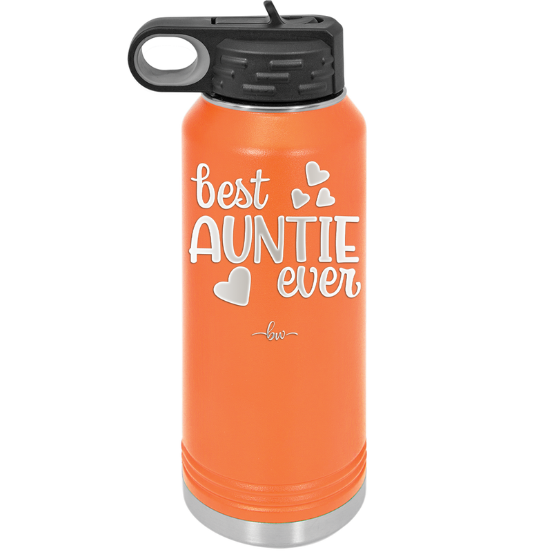 Best Auntie Ever - Laser Engraved Stainless Steel Drinkware - 2114 -