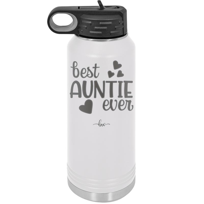 Best Auntie Ever - Laser Engraved Stainless Steel Drinkware - 2114 -