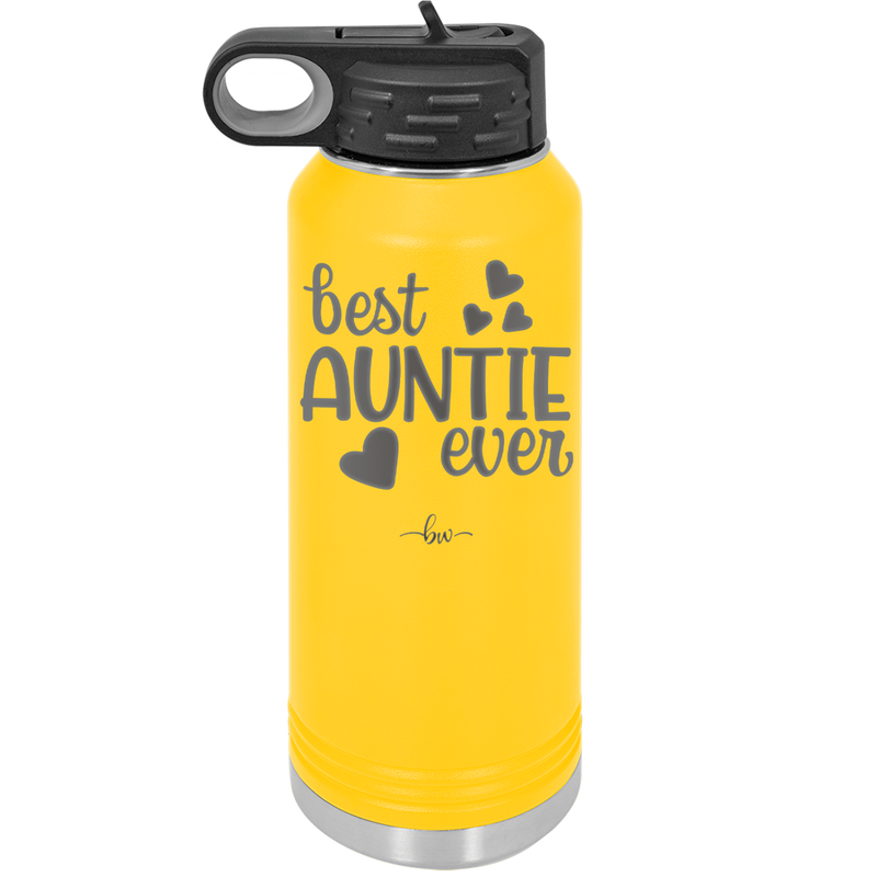 Best Auntie Ever - Laser Engraved Stainless Steel Drinkware - 2114 -