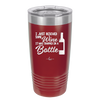 I Just Rescued Some Wine it Was Trapped in a Bottle - Laser Engraved Stainless Steel Drinkware - 2115 -