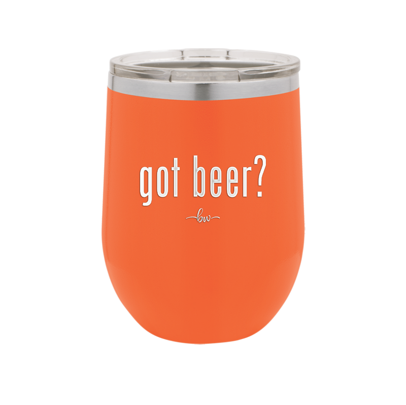 Got Beer? - Laser Engraved Stainless Steel Drinkware - 2118 -