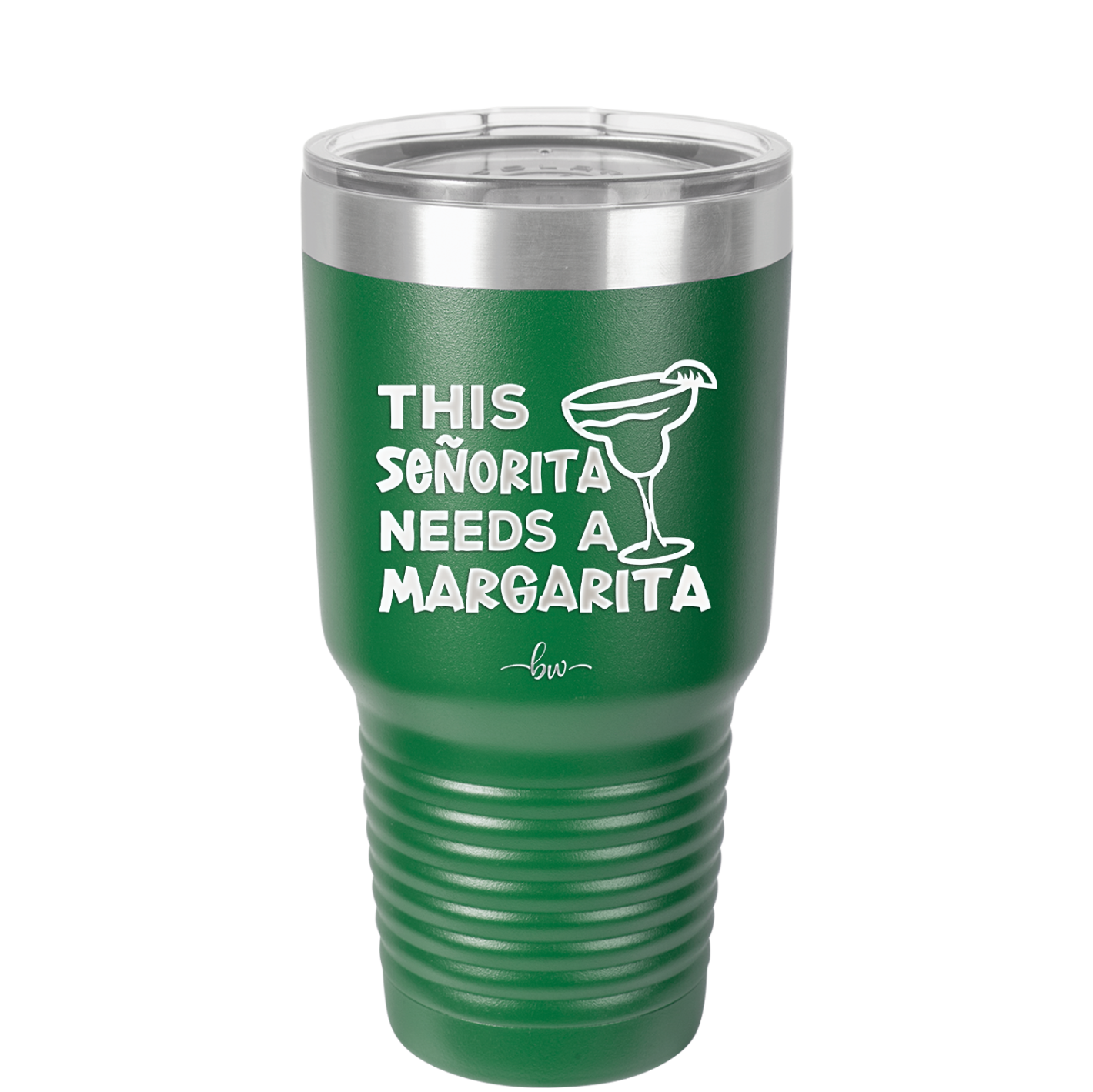 This Senorita Needs a Margarita - Laser Engraved Stainless Steel Drinkware - 2123 -
