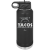 I Wonder if Tacos Think About Me Too - Laser Engraved Stainless Steel Drinkware - 2130 -